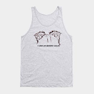 Border Collie Love Tank Top